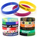 Bracelet en caoutchouc de silicone Tie Dye personnalisé en gros